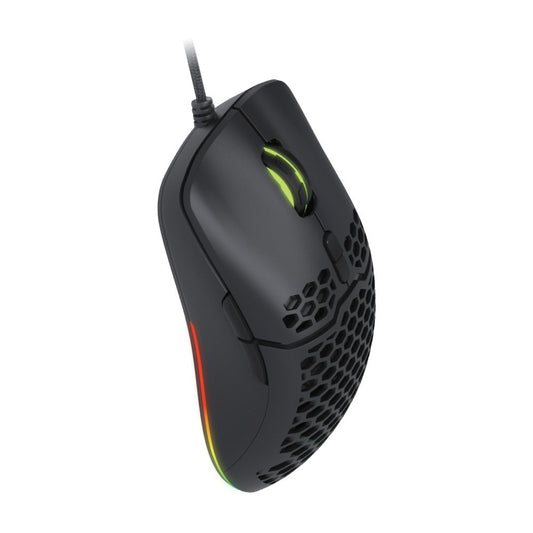 GAMEBOOSTER GB-M700 USB Kablolu 10000dpi siyah RGB Aydınlatmalı Ultra Hafif Oyuncu Mouse