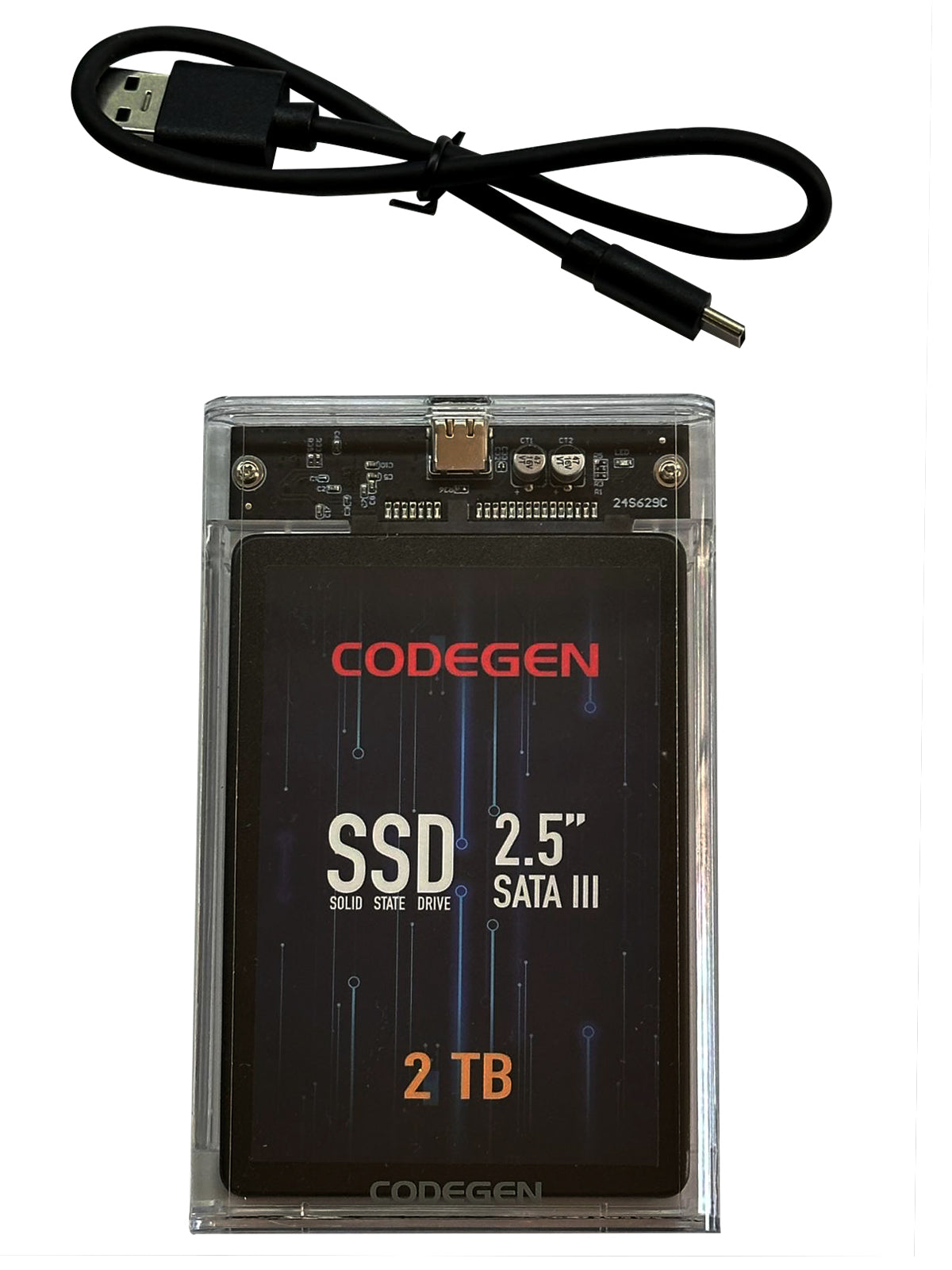 OEM 2TBSSDEXT1 CODEGEN 2.5" 2TB USB 3.0 Siyah Taşınabilir SSD Harddisk