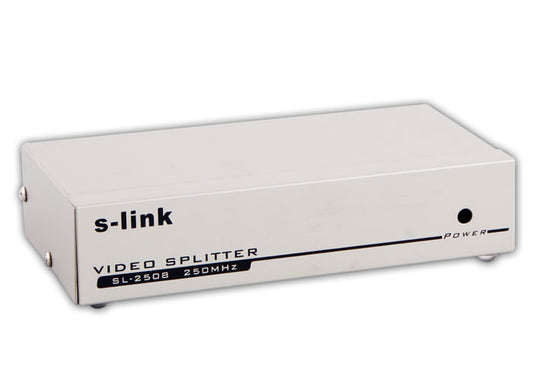 S-LINK SL-2508 8 Port VGA Monitör Çoklayıcı (250 MHZ)