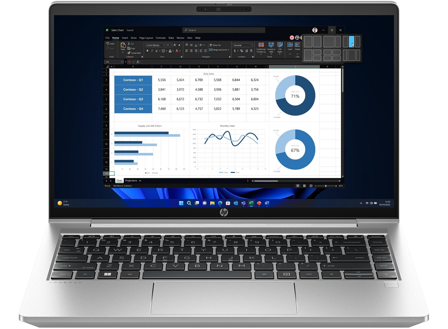 HP ProBook 440 G10 8A567EA i7-1355U 16GB 512GB SSD O/B Intel Iris Xe 14" DOS Gümüş Notebook