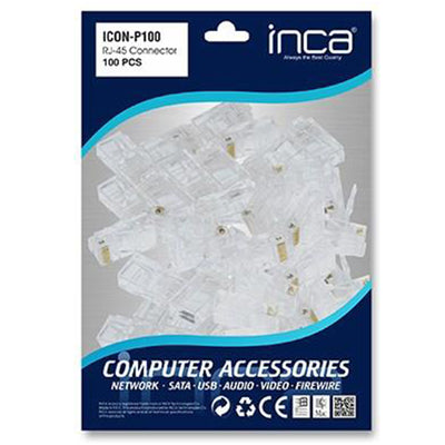 Inca Icom-p100 Rj45 Cat6 100 Adet Plastik Konnektor