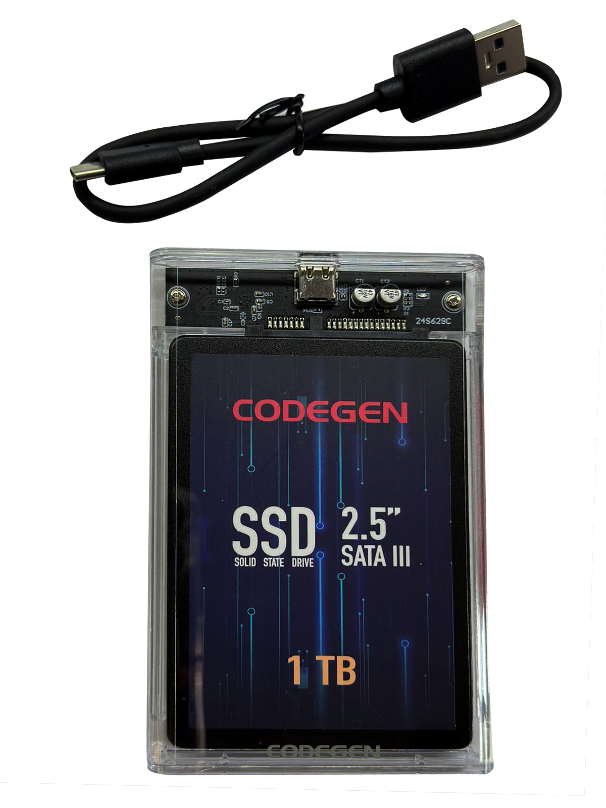 OEM 1TBSSDEXT2 CODEGEN 2.5" 1TB USB 3.0 Siyah Taşınabilir SSD Harddisk