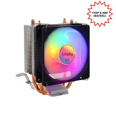 FRISBY FCL-F1332C LGA775/115x/1200/1700/AM4/AM5 İşlemci Soğutucu