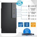 SUNCOM Force SC3-146 i5-12400 16GB 512GB SSD O/B DOS Masaüstü PC Wi-Fi