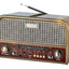 Everton RT-715  Bluetooth-USB-SD-FM Şarjlı  Nostaljik Radyo Led Fener Özellikli