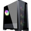 FRISBY FC-9455G VETRO 850W 80+ Bronze Siyah Dual-Ring RGB Fan Mid Tower ATX Kasa