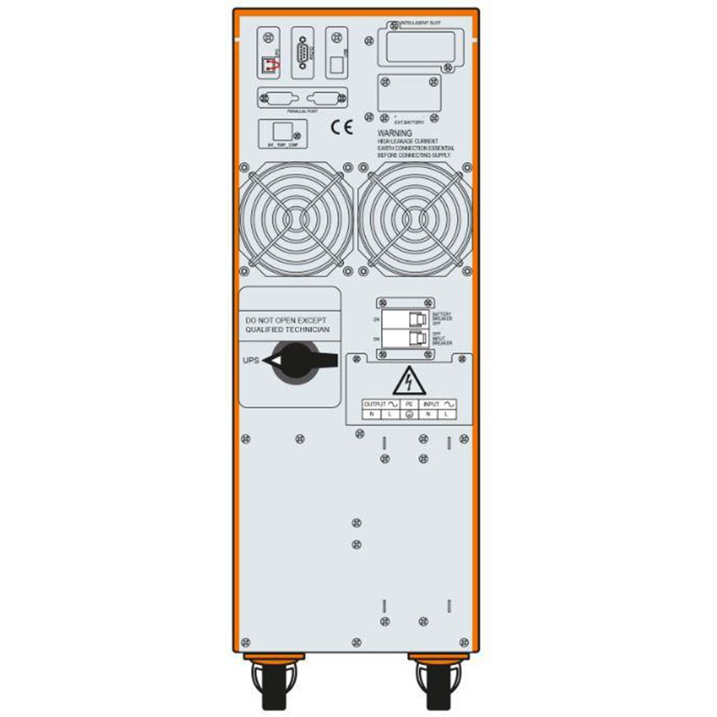 MAKELSAN POWERPACK SE 6KVA 1F/1F (16X9AH) PF;0,9 5/10DK ONLINE UPS