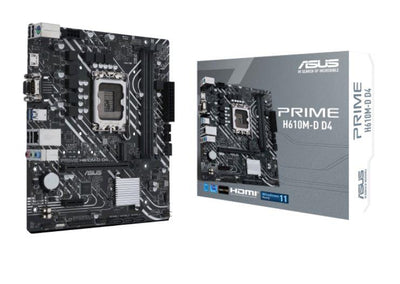 Asus Prime H610m-d D4 Ddr4 3200mhz 1xvga 1xhdmi 1xm.2 Usb 3.2 Matx 1700p (12. / 13. Ve 14. Nesil Islemci Uyumlu)