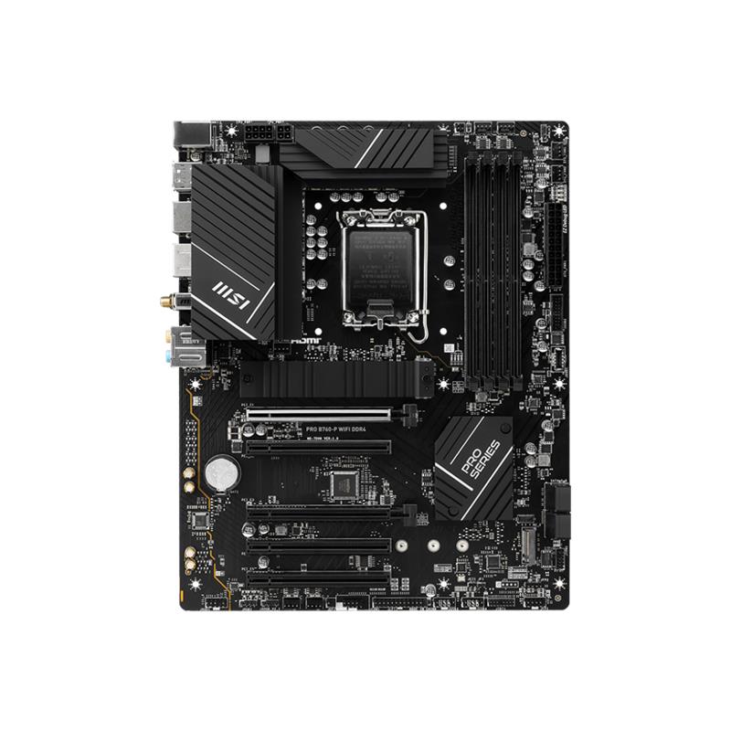 Msi Pro B760-p Wifi Ddr4 4000mhz 1xhdmi 1xdp 2xm.2 Usb 3.2 Atx 1700p (12. / 13. Ve 14. Nesil Islemci Uyumlu)