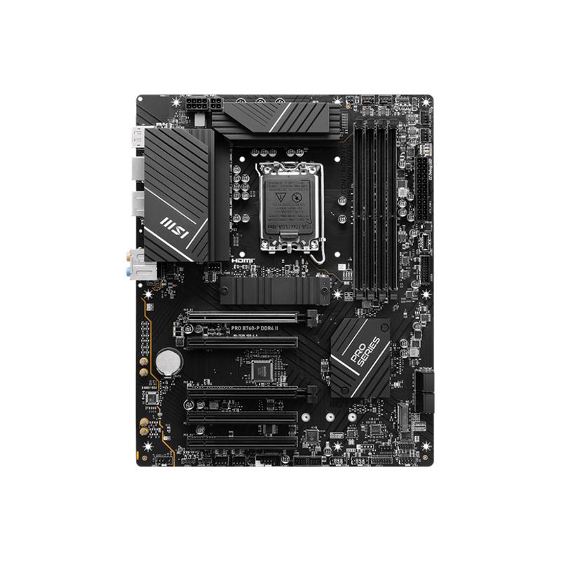 Msi Pro B760-p Ddr4 Ii 5333mhz 1xhdmi 1xdp 2xm.2 Usb 3.2 Atx 1700p (12. / 13. Ve 14. Nesil Islemci Uyumlu)