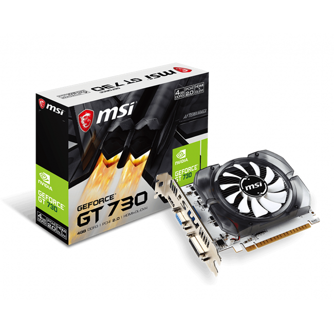 Msi Geforce N730-4gd3v2 Gt730 4gb 128b Ddr3 1xvga 1xhdmi 1xdvi Ekran Karti