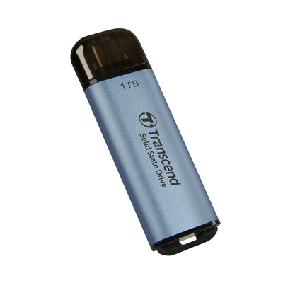Transcend TS512GESD300C USB/Type-C 10Gbps 1050/950MB/s Taşınabilir Harici SSD - Mavi