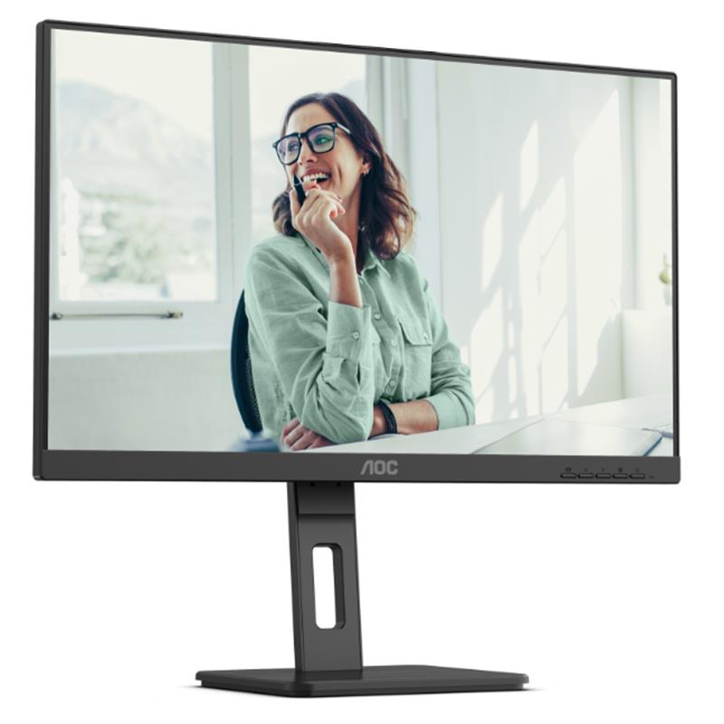 23.8 Aoc 24p3cv Ips 4ms 75mhz 1xhdmi 1xdp Usb Type-c Fhd 1920x1080 Hoparlor Cercevesiz Flicker-free Pivot Vesa Siyah