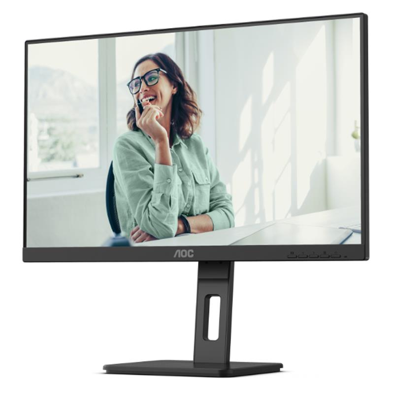 23.8 Aoc 24p3cv Ips 4ms 75mhz 1xhdmi 1xdp Usb Type-c Fhd 1920x1080 Hoparlor Cercevesiz Flicker-free Pivot Vesa Siyah