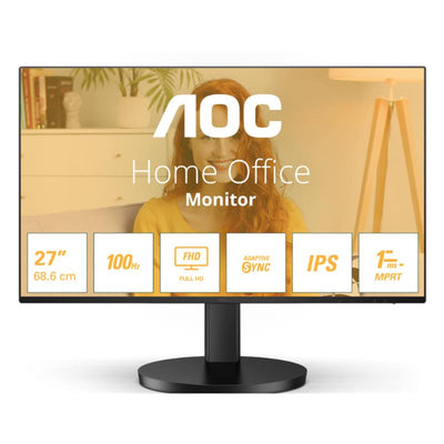 27 Aoc 27b3ha2 Ips 1ms 100mhz 1xvga 1xhdmi Fhd 1920x1080 Hoparlor Vesa Siyah