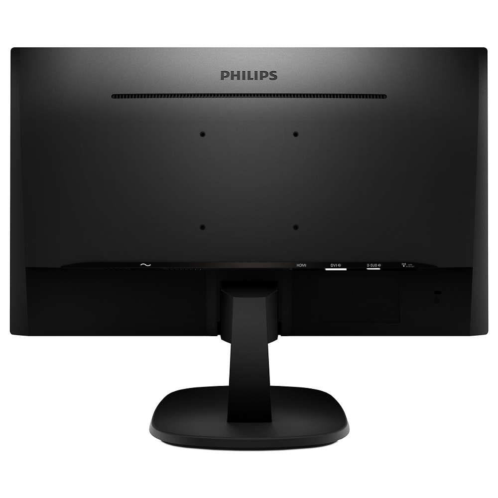 23.8 PHILIPS 243V7QDSB/01 IPS 4MS 75MHZ 1XVGA 1XHDMI 1XDVI FHD 1920X1080 FLICKER-FREE DUSUK MAVI ISIK VESA SIYAH