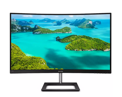 31.5 Philips 328e1ca/00 4ms 60mhz 2xhdmi 1xdp 4k Uhd 3840x2160 Hoparlor Flicker-free Dusuk Mavi Isik Curved Vesa Siyah