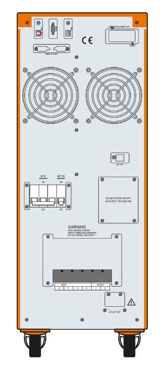 MAKELSAN POWERPACK SE 10KVA 1F/1F (20X7AH) PF;0,9 4/8DK ONLINE UPS