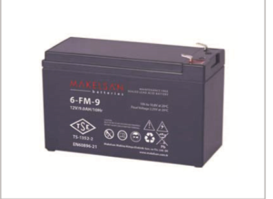 Makelsan 12v 9ah Tam Bakimsiz Kuru Aku 