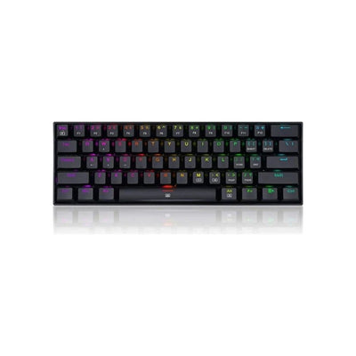 Redragon K630 Rgb Dragonborn Blue Switch %60 Q Tr Mekanik Oyuncu Klavyesi Siyah