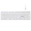 A4 Tech Fbx50c Beyaz Bluetooth+2.4g Nano Mm Sarj Edilebilir Kablosuz Klavye