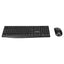 Everest Km-7500 Siyah Kablosuz Q Multimedya Klavye Mouse Set
