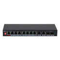 DAHUA PFS3210-8ET2GF-96 8+4 10/100 Yönetilemez +2 Port Gb. +2 Sfp Port 8 port poe 96W Metal Kasa