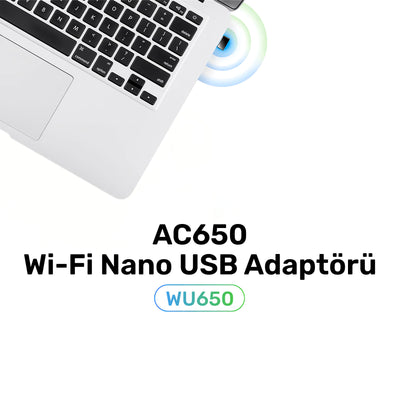 Cudy WU1300S 5 GHz 867 Mbps, 2.4 GHz 400 Mbps Wi-Fi USB 3.0 Mini Adaptör (AC1300 Serisi)