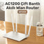 Cudy WR1200 Dual 2.4/5Ghz 4x5dBi Anten 1200Mbps 5 Port Wi-Fi Router(AC1200 Serisi)