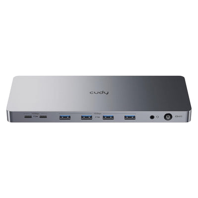 Cudy CS700 Dual 4K 2xHDMI 2xDisplayPort 2xUSB-C(10Gbps) 4xUSB-A 1xGigabit 100W PD Dock İstasyonu