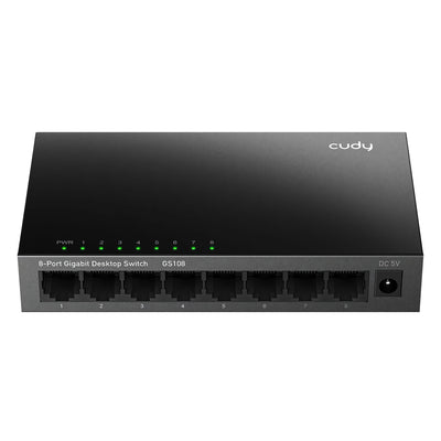 Cudy GS108 10/100/1000Mbps 16K MAC 8 Port Gigabit Metal Switch
