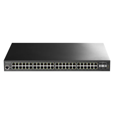Cudy GS2048PS4 4SFP+,2Consol,48Port Base-TGigabit L2 Yönetilebilir 720WPoE++ Metal Rack Mount Switch