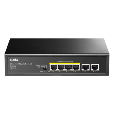 Cudy FS1006P 250m 60W PoE+ 6 Port 10/100Mbps Megabit Metal Switch