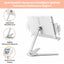 NPO STD007 Okuma Açısı Ayarlı Koruma Kıskkaçlı Alüminyum&ABS Kitap/Tablet/Dergi Standı Modern Rahle