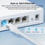 Cudy WR1200E 300Mbps/2.4GHz 867Mbps/5GHz 4x5dBi Anten 4Port Dual Band Wi-Fi Router (AC1200 Serisi)
