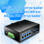 Cudy IG1004S2P 4Port Gigabit 120W PoE+,2SFP, 2km Çoklu,80km Tekli Mod IP40 Metal Endüstriyel Switch