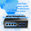 Cudy IG1004S2P 4Port Gigabit 120W PoE+,2SFP, 2km Çoklu,80km Tekli Mod IP40 Metal Endüstriyel Switch