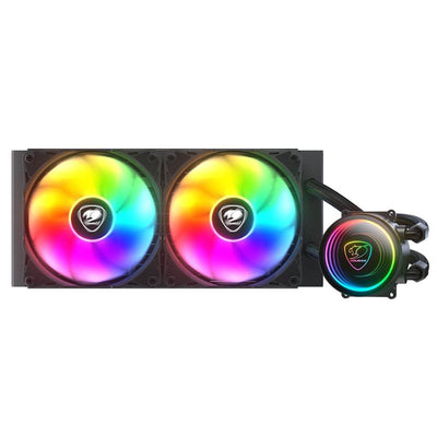 Cougar Poseidon Elite Argb 240mm Liquid Cooler Siyah Sivi Sogutma Islemci