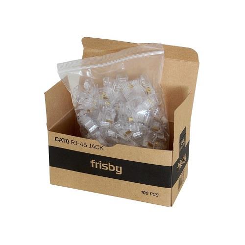 FRISBY FNW-RJ4520N CAT6 RJ45 UTP KONNEKTOR 100 LU KUTU