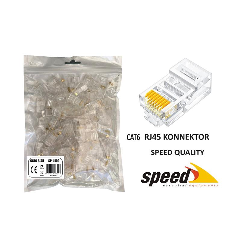 SPEED SP-U100 CAT6 RJ45 KONNEKTOR 100 ADET