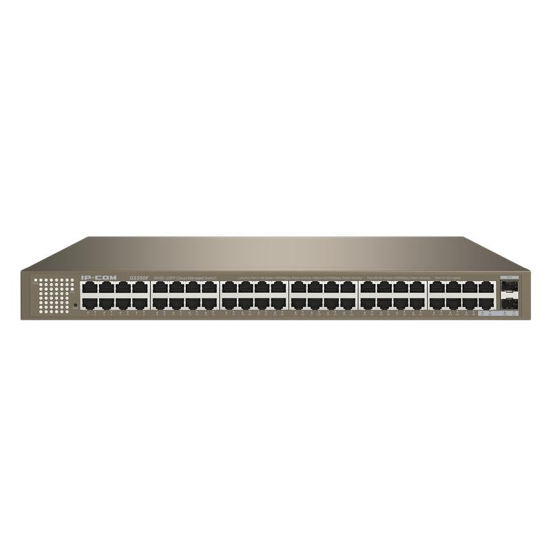 Ip-com G3350f 48 Port Gigabit + 2x1gb Sfp Uplink L2 Cloud Yonetilebilir Rackmount Switch