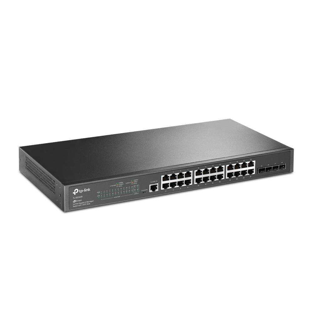 Tp-link Omada Tl-sg3428 24 Port Gigabit+4xgigabit Sfp Uplink L2+ Yonetilebilir Rackmount Switch