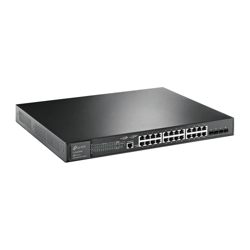 Tp-link Omada Tl-sg3428xmp 24 Port Gigabit + 4x10gb Sfp Uplink Yonetilebilir 384w Poe Rackmount Switch 
