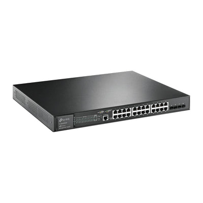 Tp-link Omada Tl-sg3428xmp 24 Port Gigabit + 4x10gb Sfp Uplink Yonetilebilir 384w Poe Rackmount Switch 