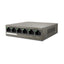 Ip-com F1106p-4-63w 4 Port 10/100+2x10/100 Uplink Metal Kasa 58w Poe Switch