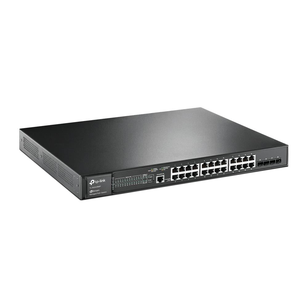 Tp-link Omada Tl-sg3428mp 24 Port Gigabit+4x1gb Sfp Uplink 384w Poe Yonetilebilir Rackmount Switch