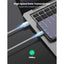 Ugreen Type-c To Usb-a 3a Qc Orgulu Hizli Sarj Kablosu 2 Mt Gumus Beyazi 60133