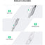 Ugreen Type-c To Usb-a 3a Qc Orgulu Hizli Sarj Kablosu 2 Mt Gumus Beyazi 60133