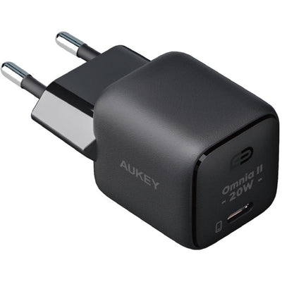 Aukey Pa-b1t-bk 20w Omnia Ii Mini Gan Pd Qc 3.0 Type C Hizli Sarj Adaptoru