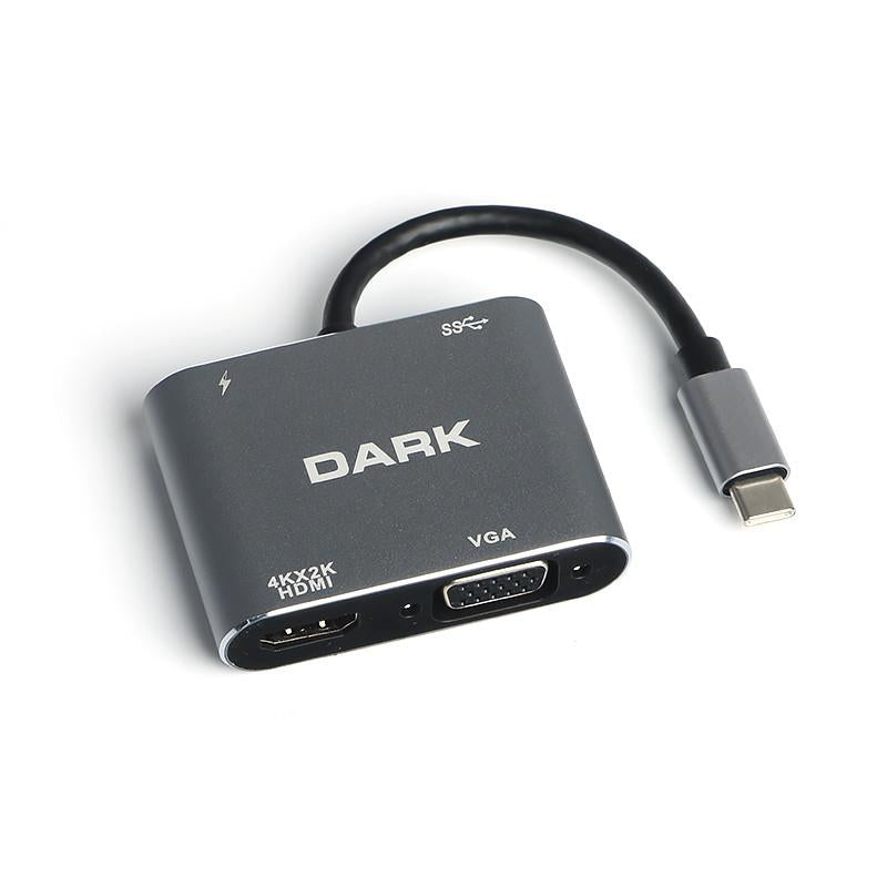 Dark Dk-ac-u31xhdv 4k Uhd Hdmi To Vga Usb 3.1 Type-c Donusturucu